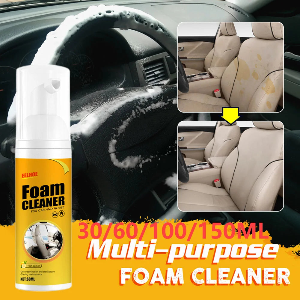 30-300Ml Foam Cleaner Spray Multi-Purpose Anti-Aging Cleaner Tools Car Interior Home Cleaning Foam for Car Interior Leather